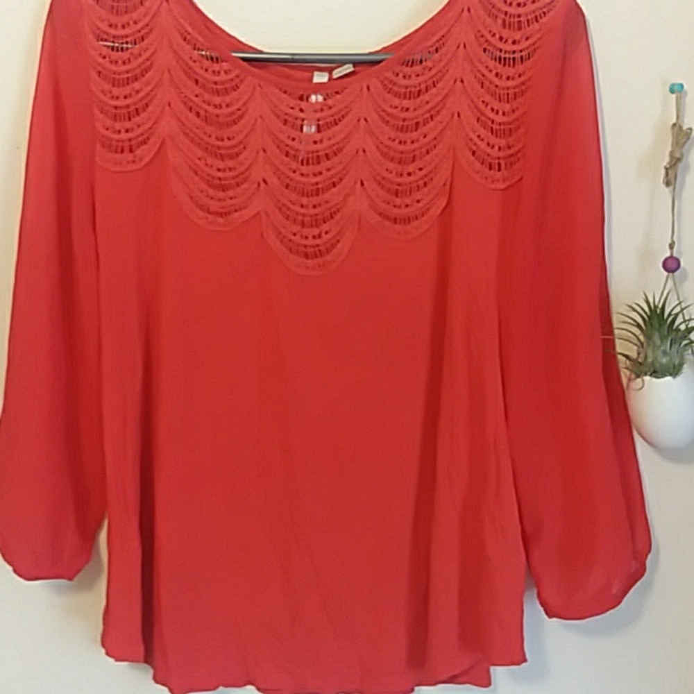 Lauren Conrad Lace Detail Top